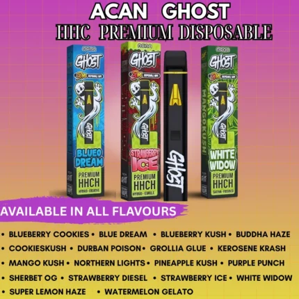 ACAN Ghost HHC Premium Disposable Flavours