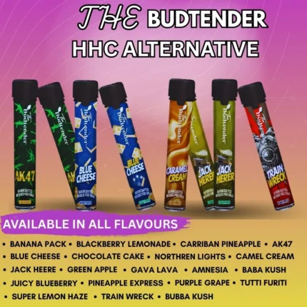 THE BUDTENDER HHC Alternative  Flavours