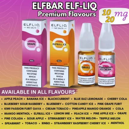 Elfbar Elf-Liq Premium Best flavours